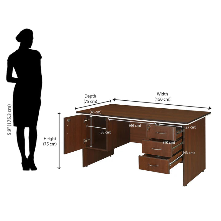 computer table office table study desk wooden table