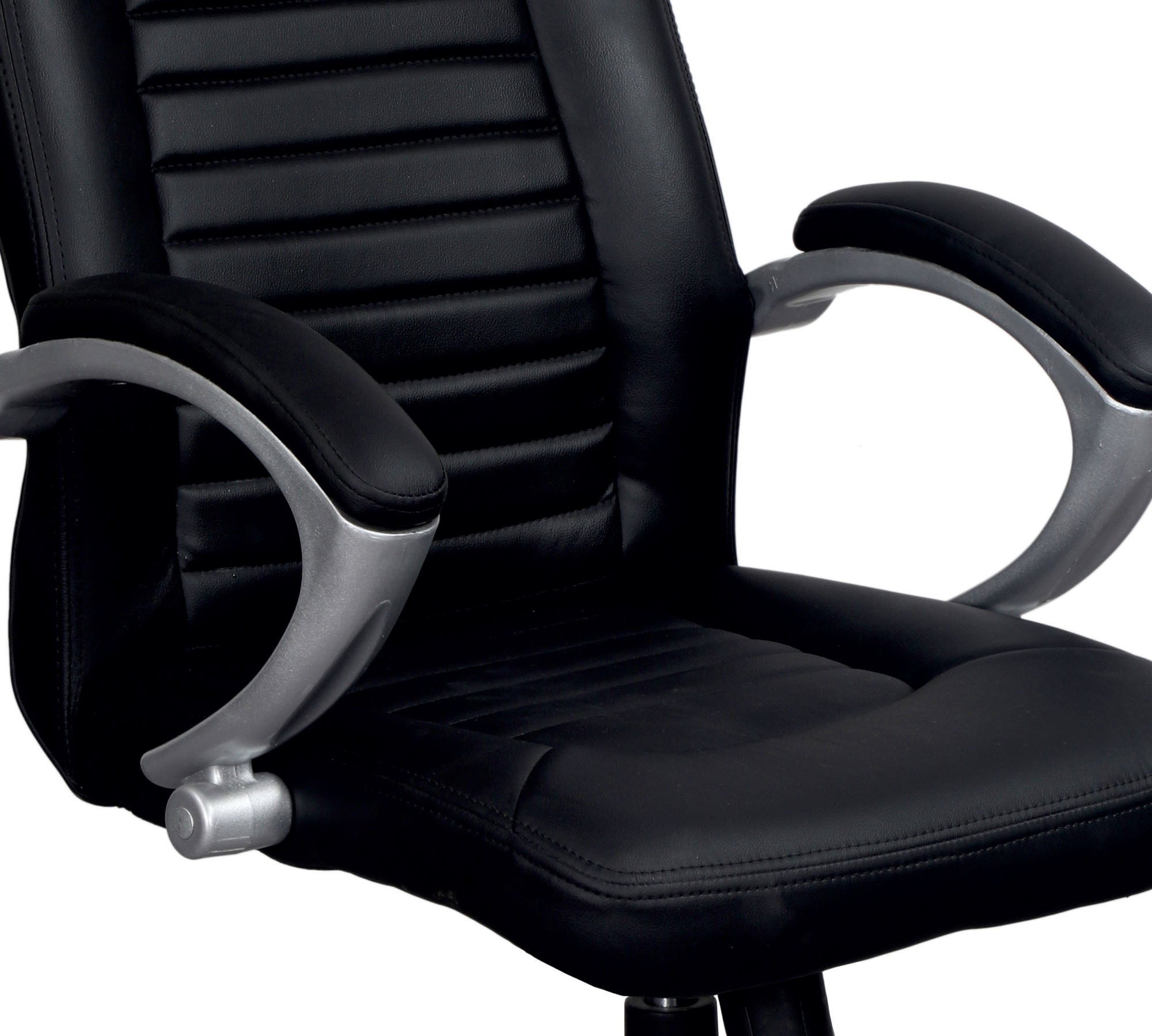 High Back Director Chair with Height Adjustable Chrome Base