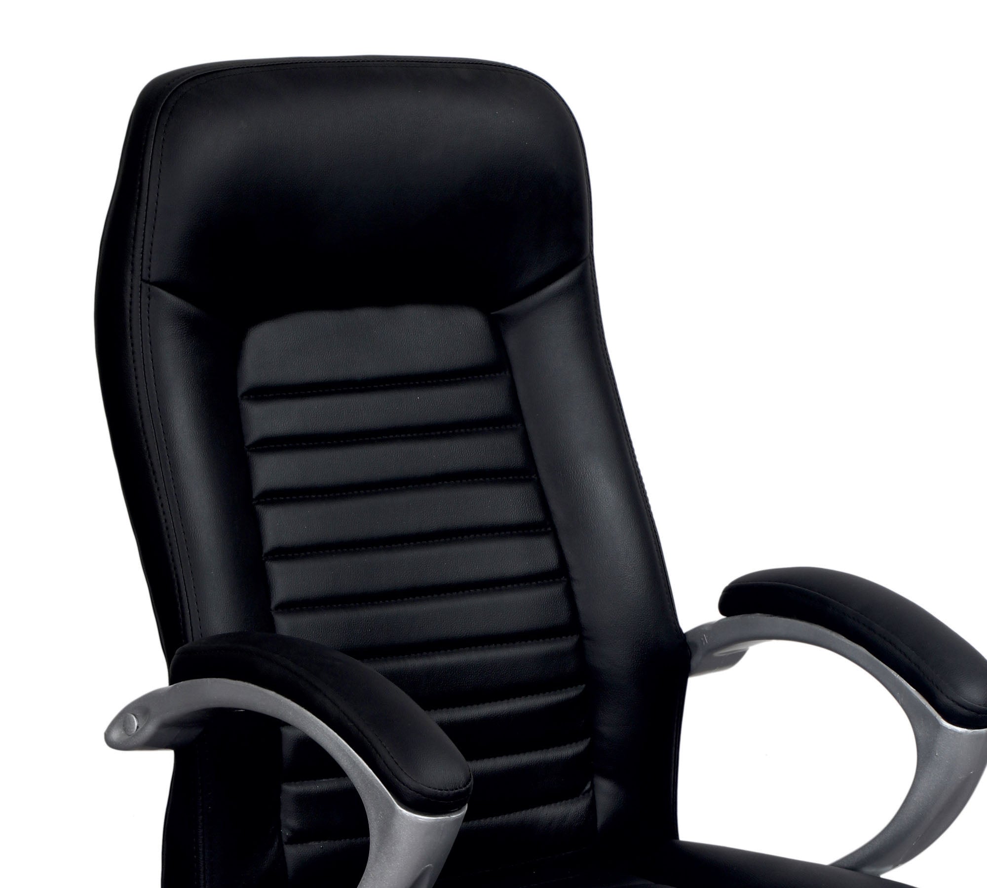 High Back Director Chair with Height Adjustable Chrome Base