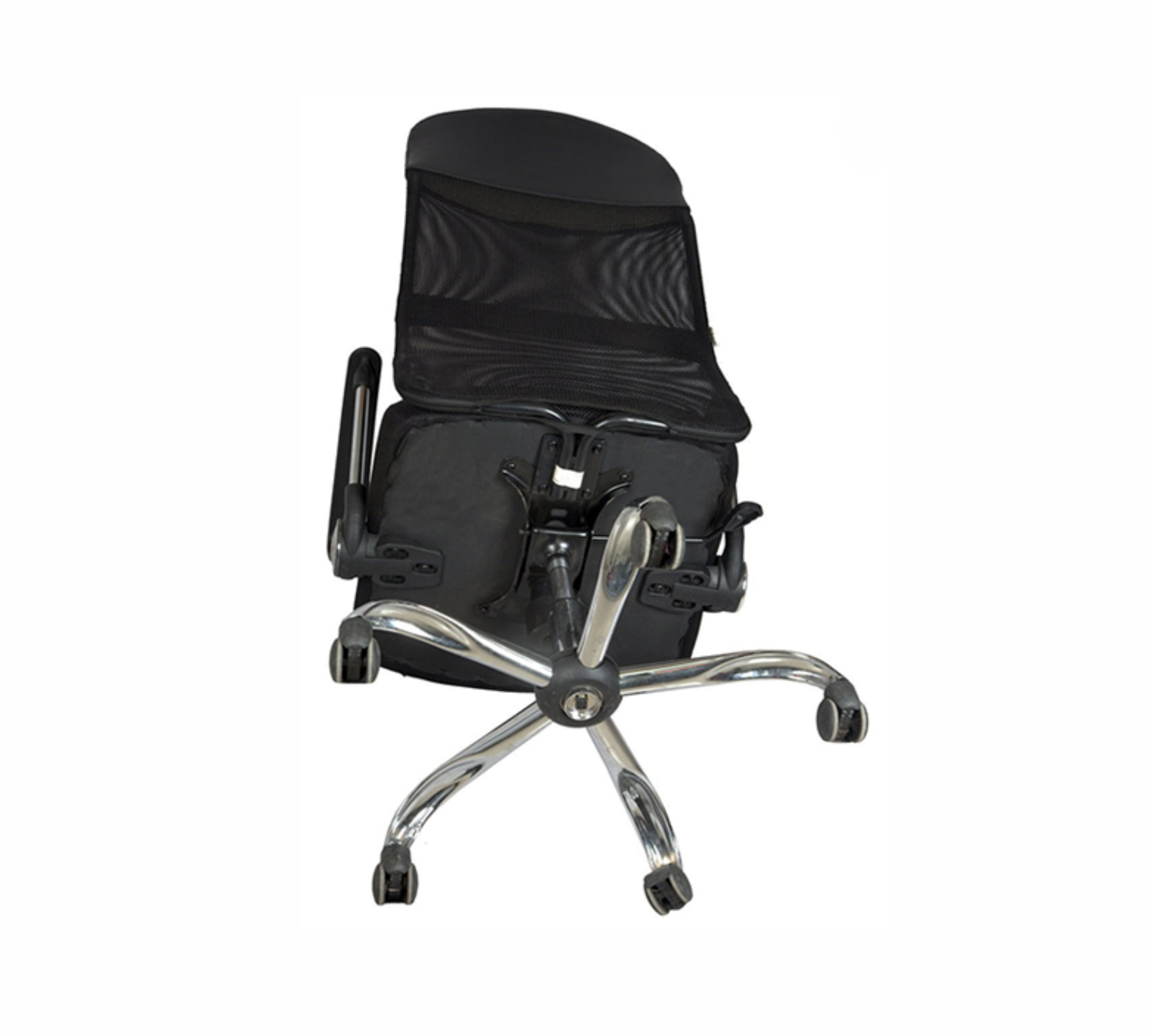 High Back Executive Chair with Wheels & Chrome Base