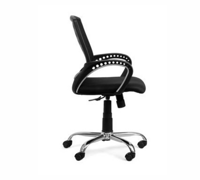 Low Back Executive Office Chair with Chrome Base