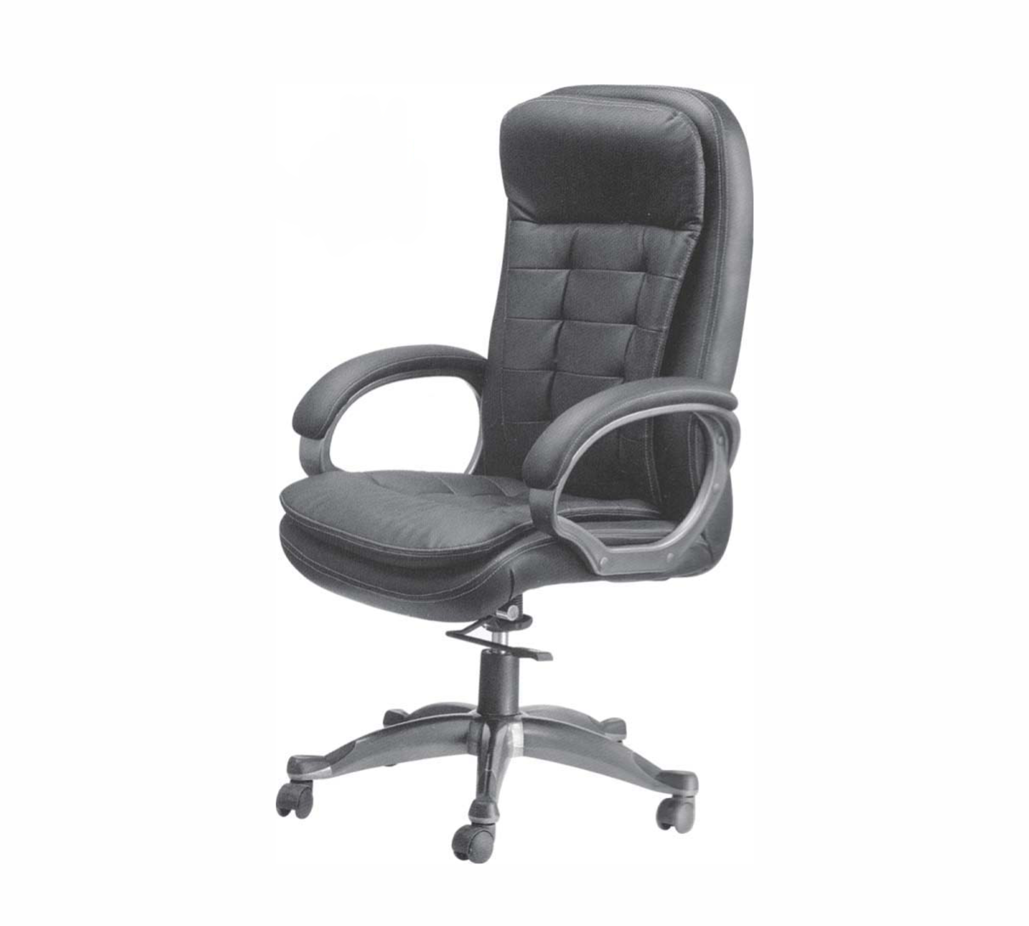 Comfortable Director Office Chair with Height Adjustable Aluminum Base