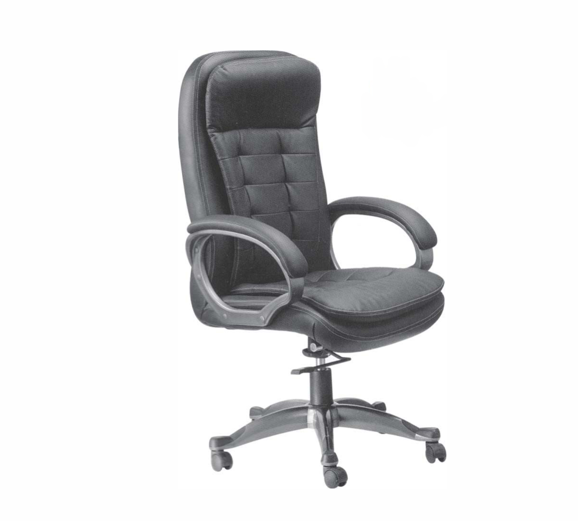 Comfortable Director Office Chair with Height Adjustable Aluminum Base