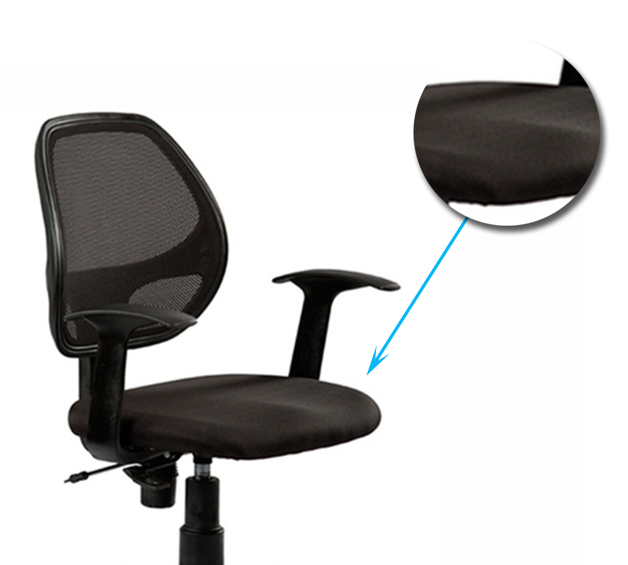 Ergonomic executive mesh chair with breathable Mid back, cushioned seat, armrests & smooth swivel base. Ideal for office and home comfort.