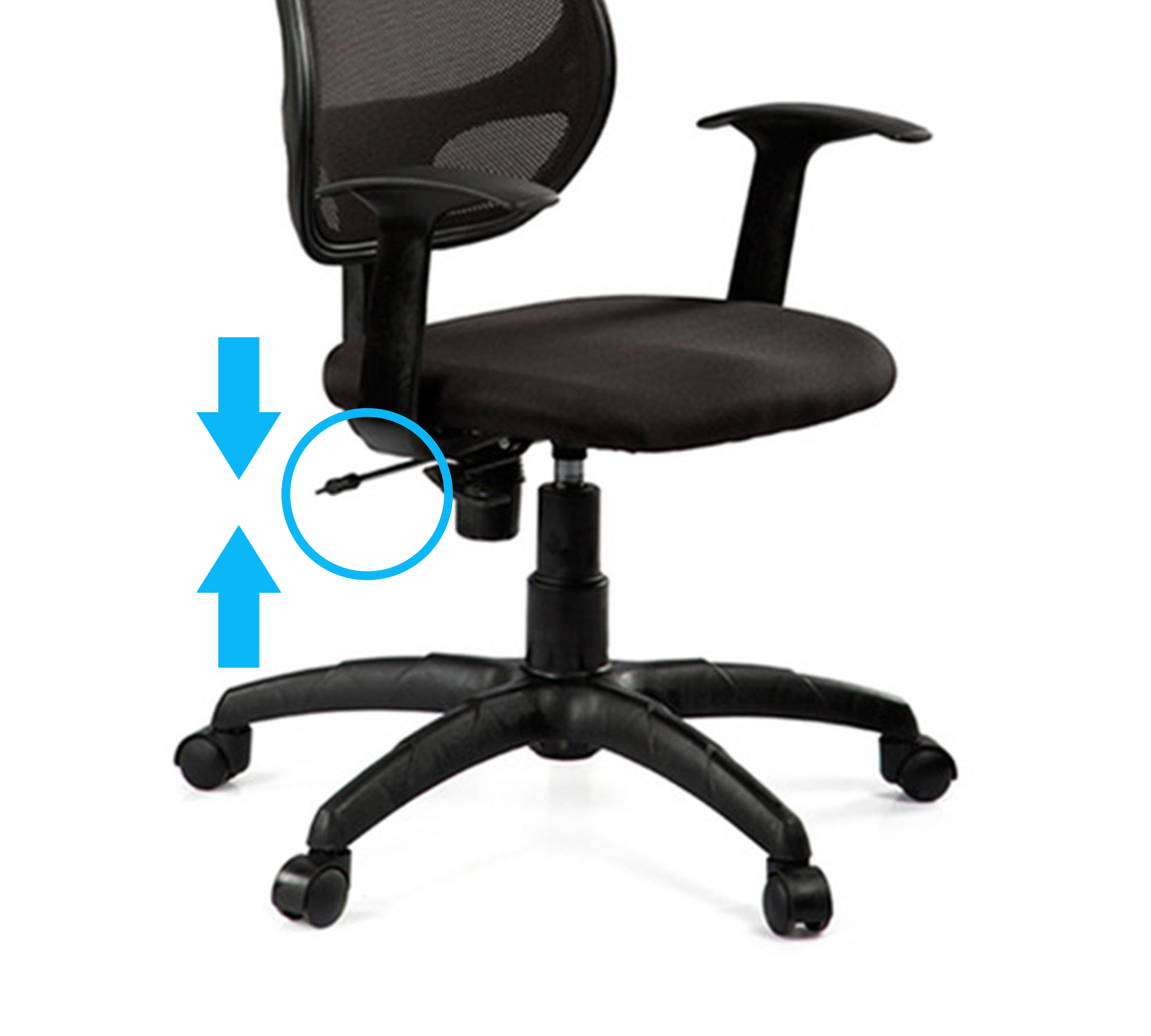 Ergonomic executive mesh chair with breathable Mid back, cushioned seat, armrests & smooth swivel base. Ideal for office and home comfort.