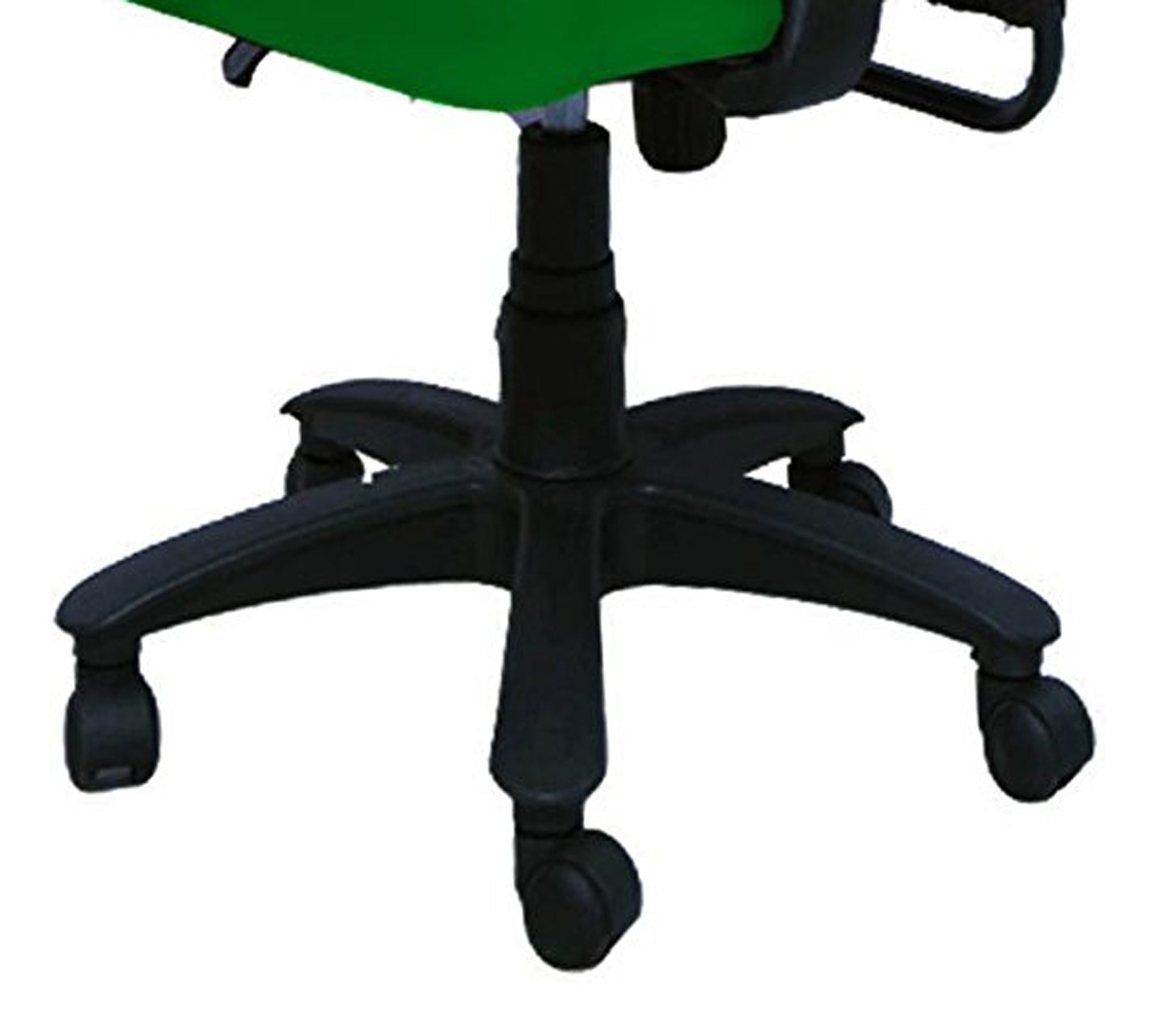 Executive Mid Back Office Chair with Breathable Mesh Back, Fabric Cushioned Seat, Fixed Armrests, Adjustable Swivel Base with Wheels for Office and Home Use