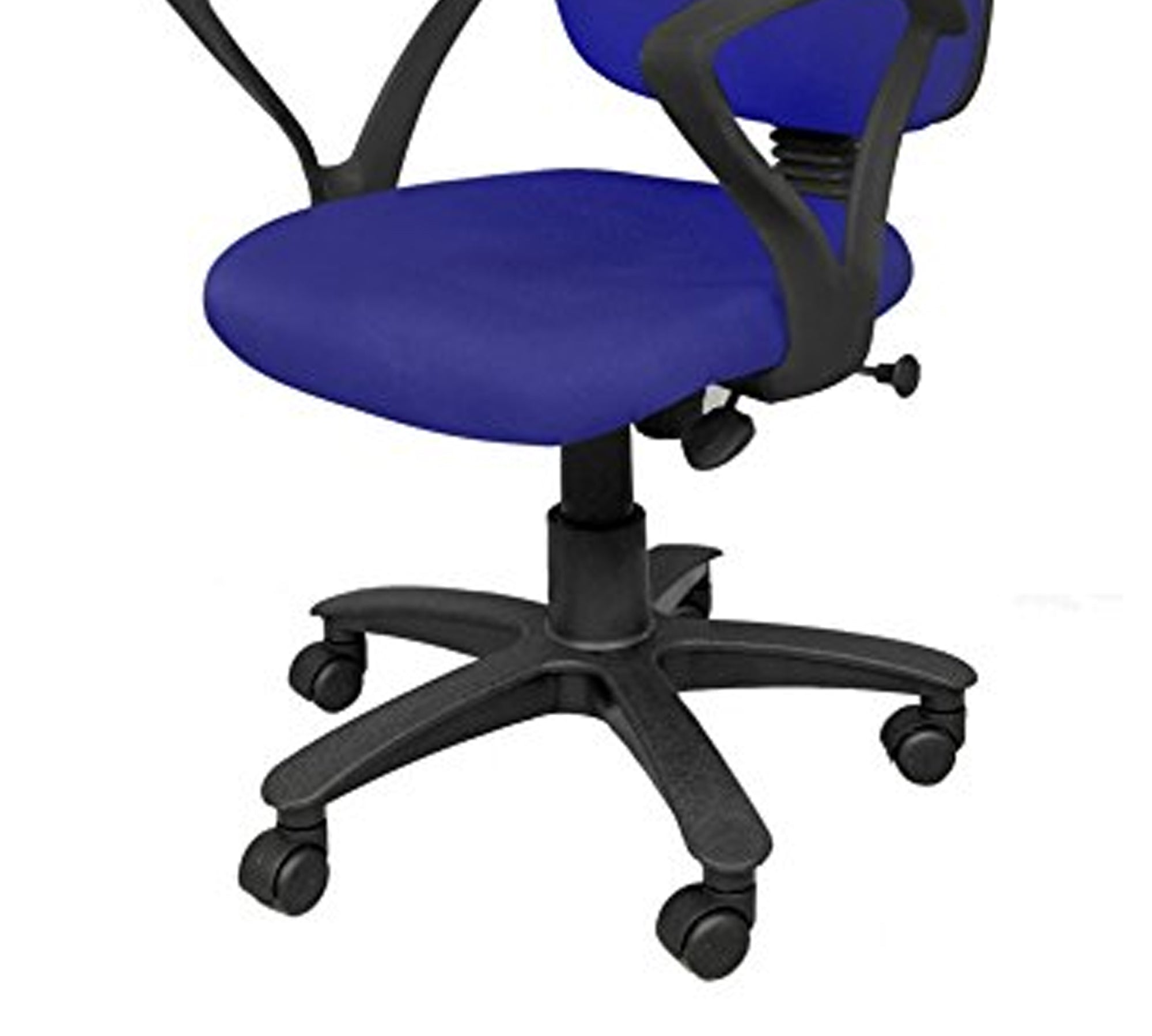 Executive Mid Back Office Chair with Cushioned Seat, Adjustable Height, Swivel Base and Armrests – Ergonomic Workstation and Study Chair