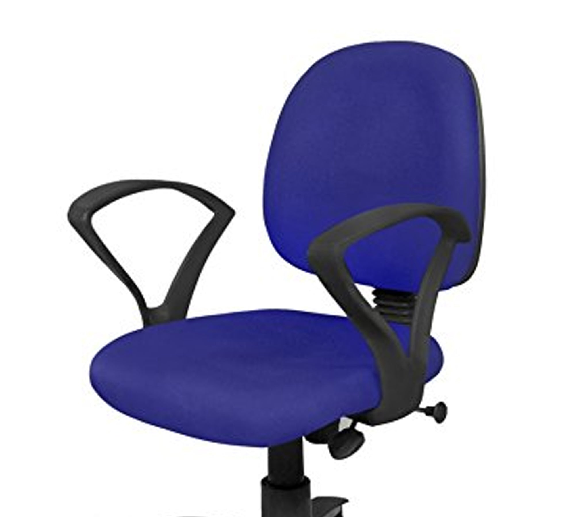 Executive Mid Back Office Chair with Cushioned Seat, Adjustable Height, Swivel Base and Armrests – Ergonomic Workstation and Study Chair