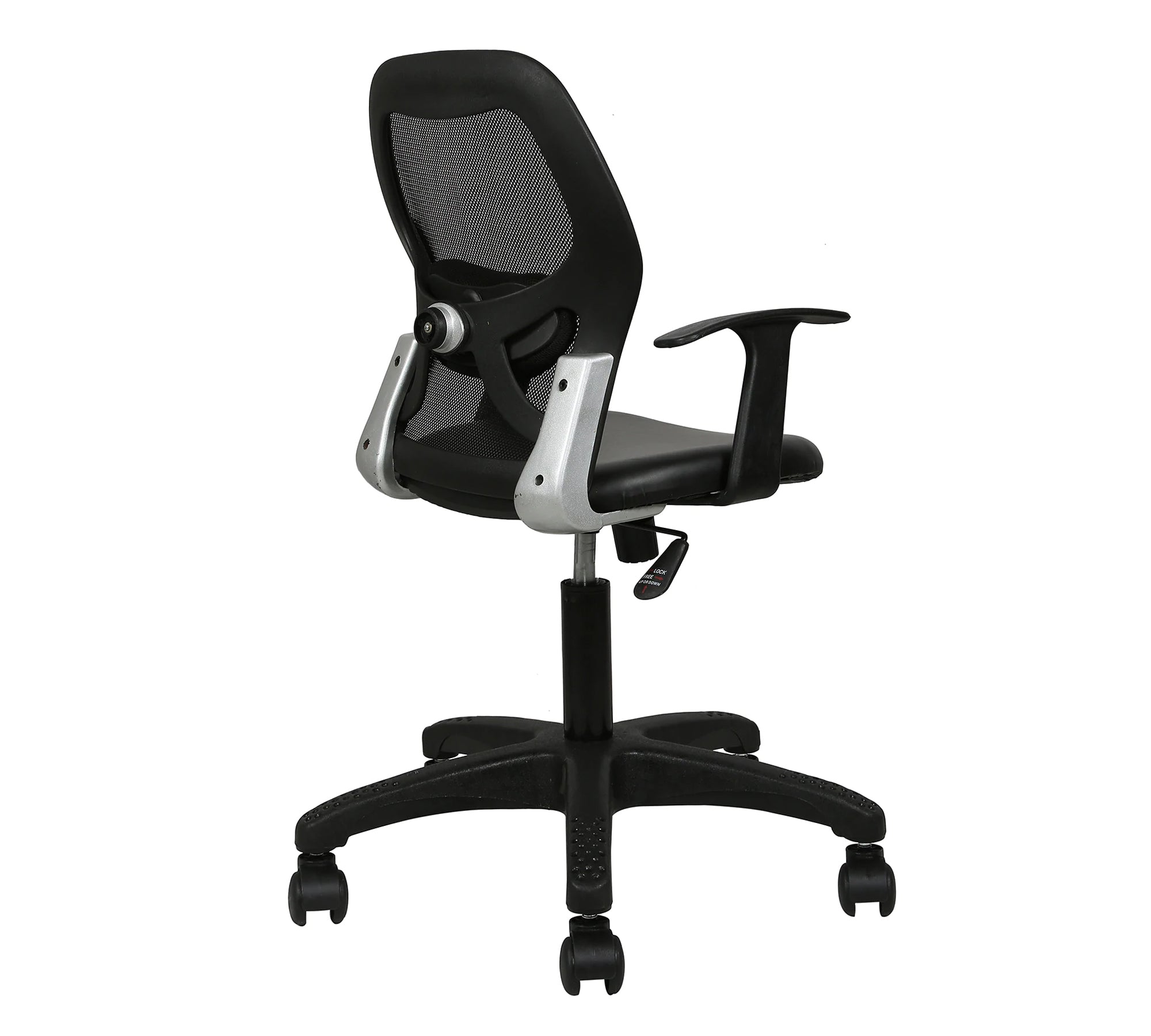 Mid Back Mesh Chair Ergonomic Design with Breathable Back, Cushioned Seat, Adjustable Height and Rolling Base for Home Office Workstation