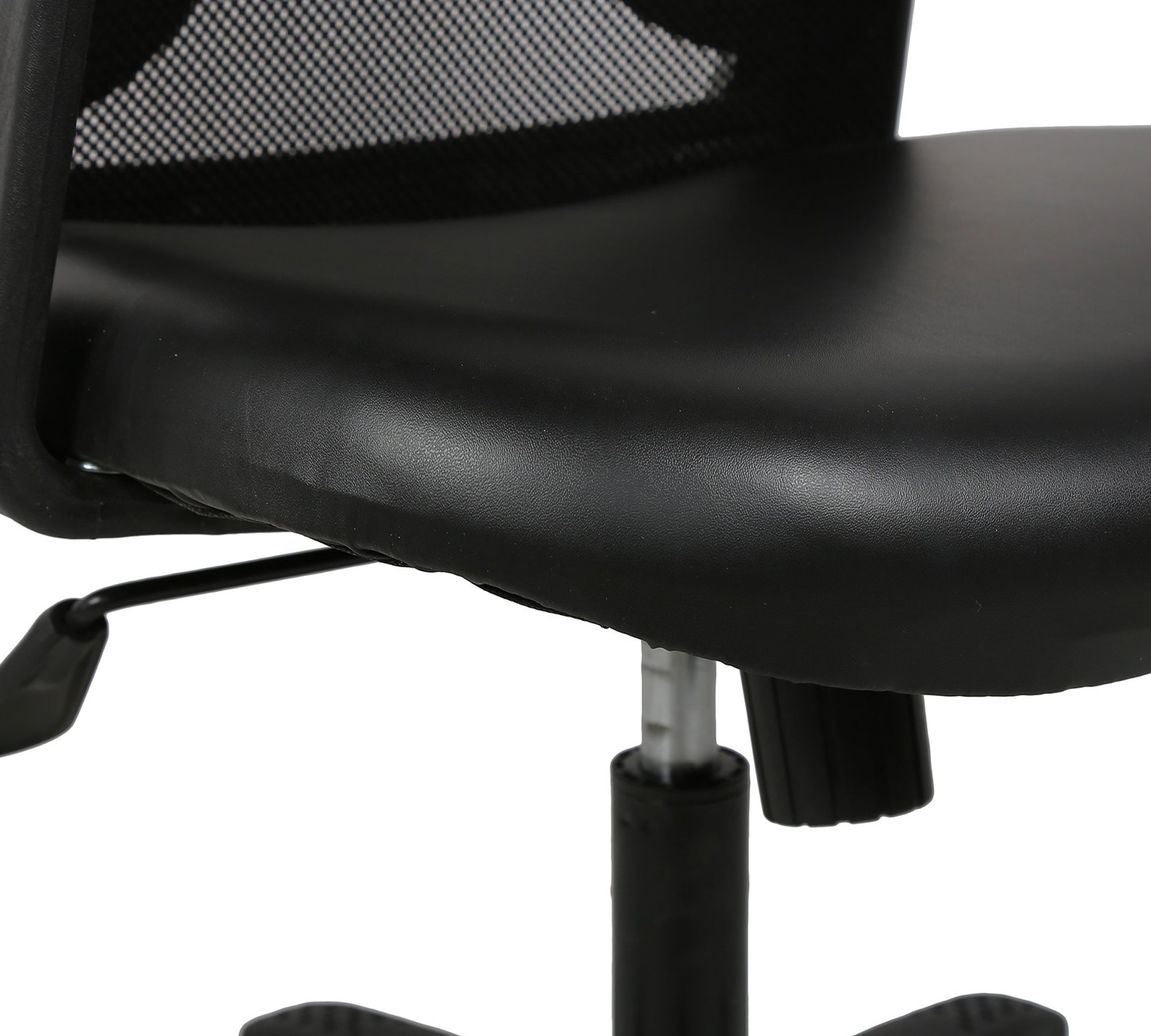 Mid Back Mesh Chair Ergonomic Design with Breathable Back, Cushioned Seat, Adjustable Height and Rolling Base for Home Office Workstation