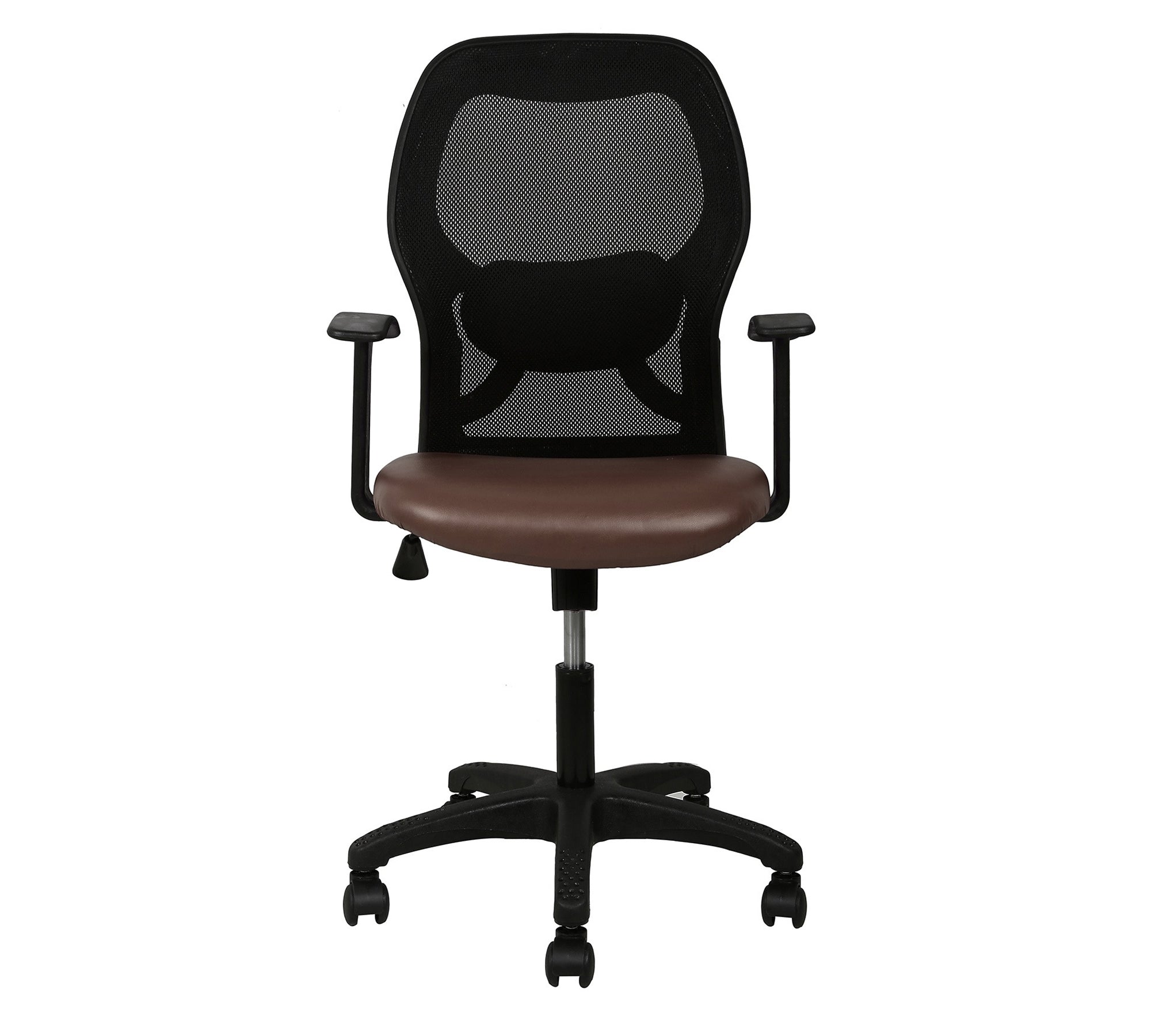 Mid Back Mesh Chair Ergonomic Design with Breathable Back, Cushioned Seat, Adjustable Height and Rolling Base for Home Office Workstation