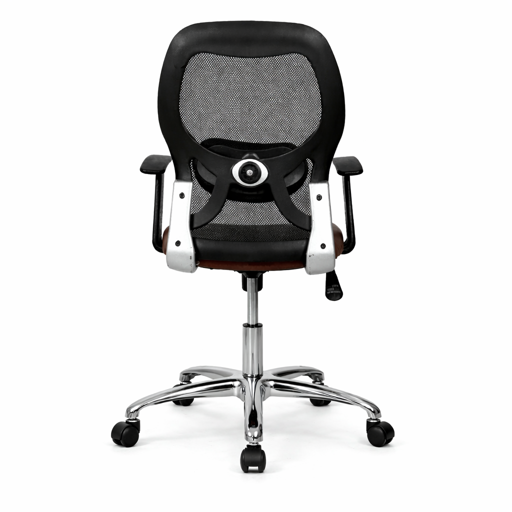 Mid Back Ergonomic Mesh Office Chair with Adjustable Height for Comfortable Work