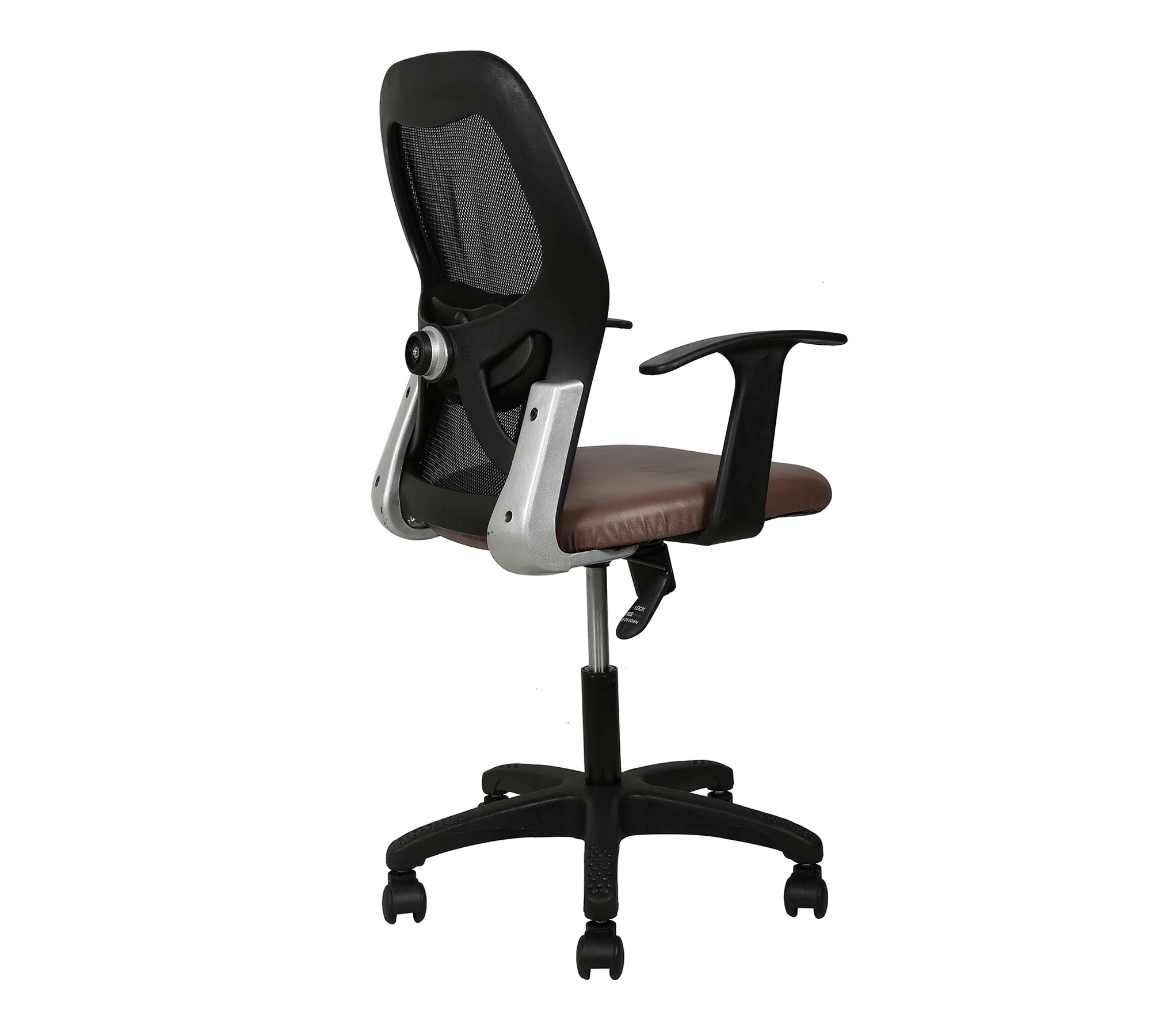 Mid Back Mesh Chair Ergonomic Design with Breathable Back, Cushioned Seat, Adjustable Height and Rolling Base for Home Office Workstation