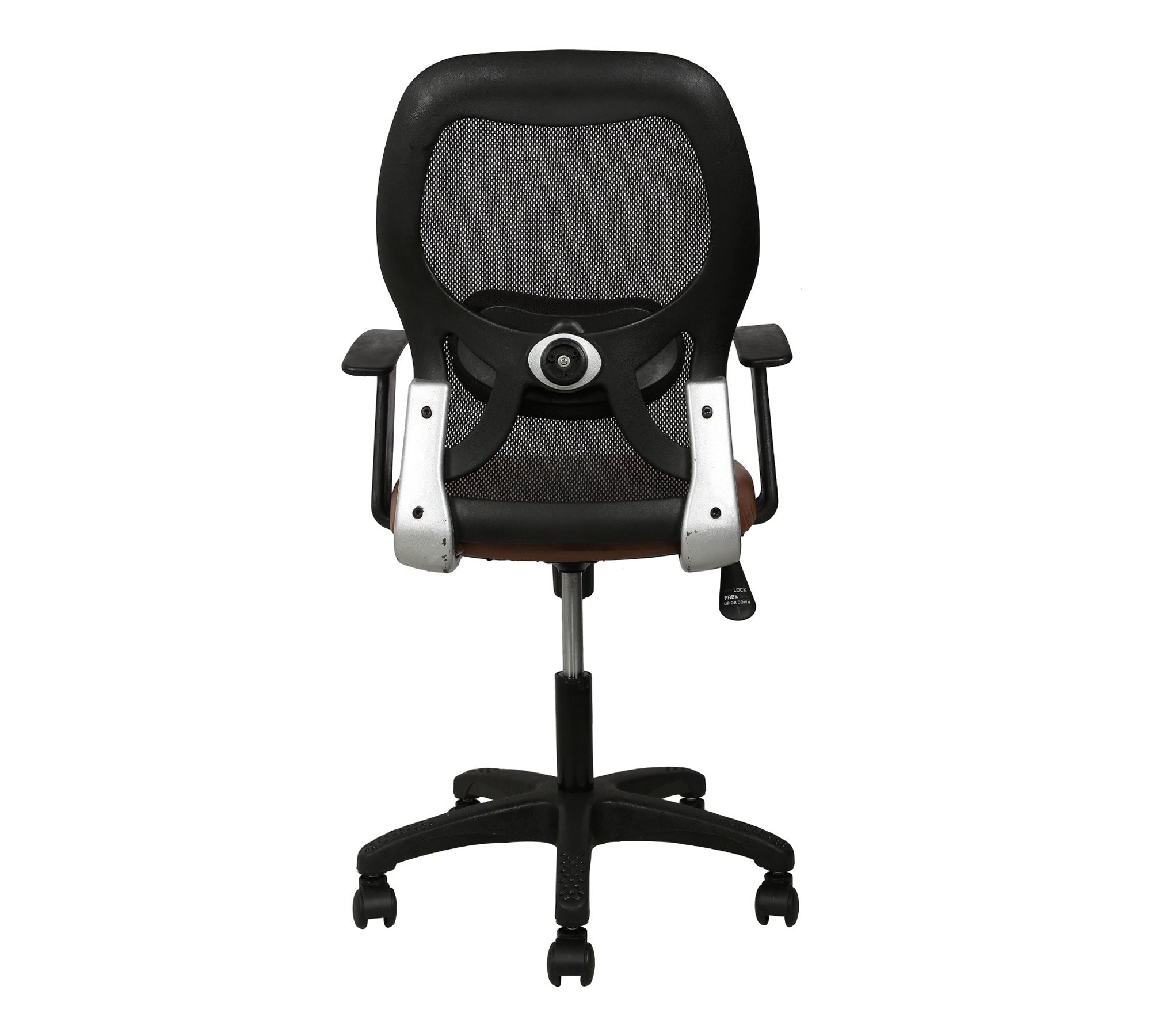 Mid Back Mesh Chair Ergonomic Design with Breathable Back, Cushioned Seat, Adjustable Height and Rolling Base for Home Office Workstation