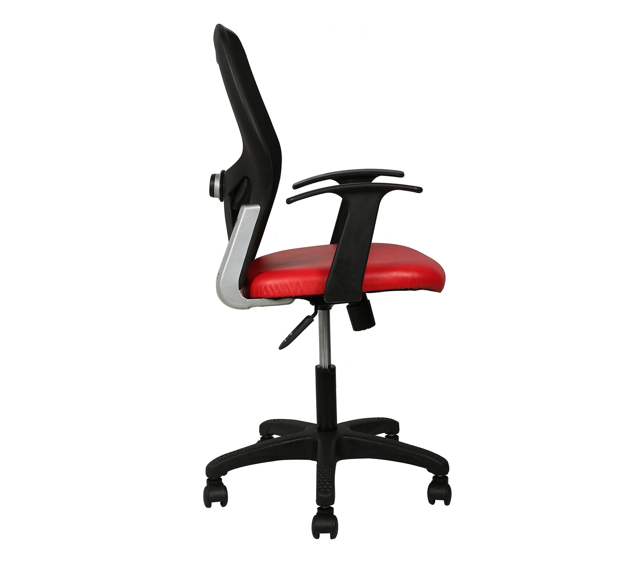 Mid Back Mesh Chair Ergonomic Design with Breathable Back, Cushioned Seat, Adjustable Height and Rolling Base for Home Office Workstation