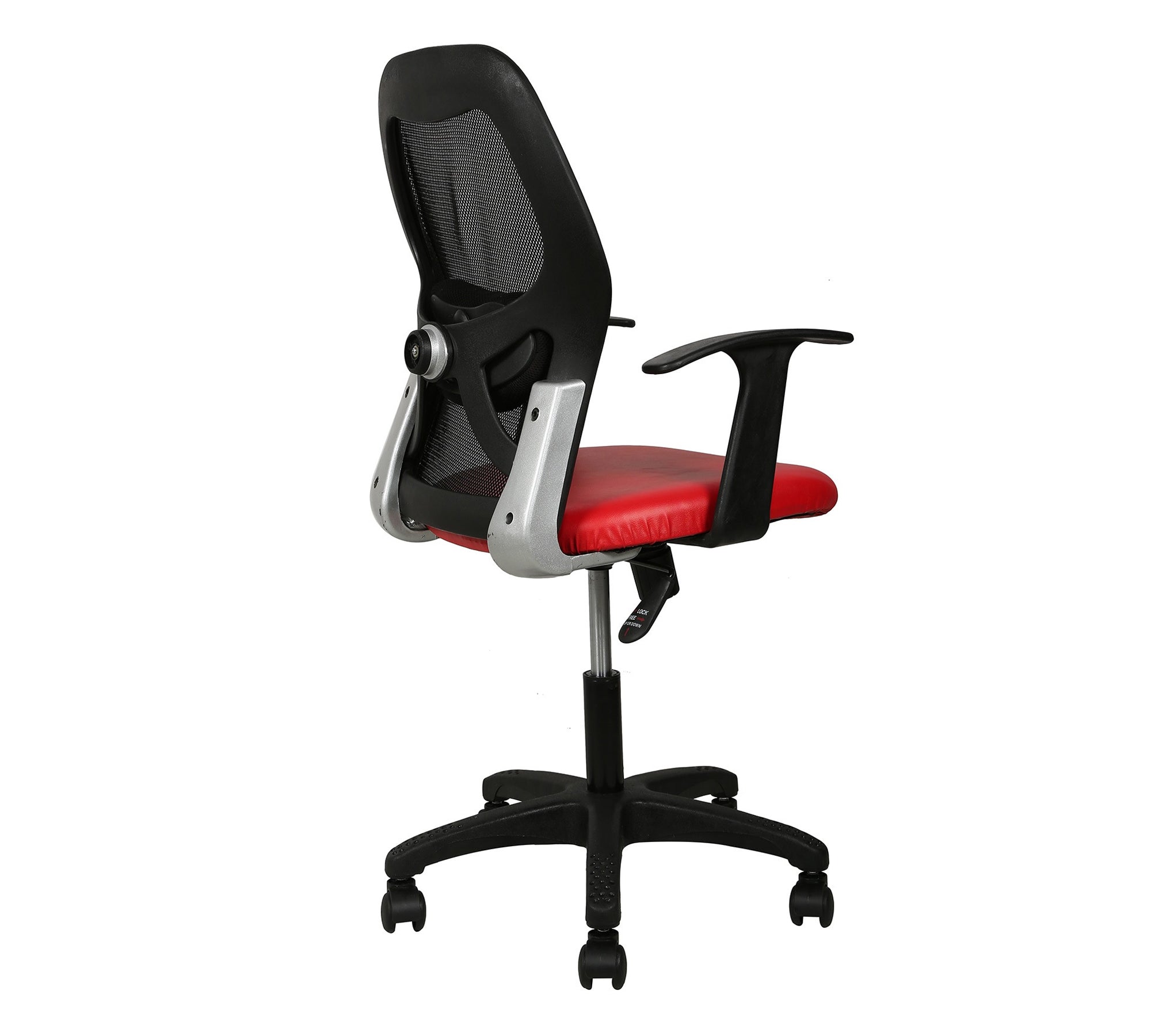 Mid Back Mesh Chair Ergonomic Design with Breathable Back, Cushioned Seat, Adjustable Height and Rolling Base for Home Office Workstation