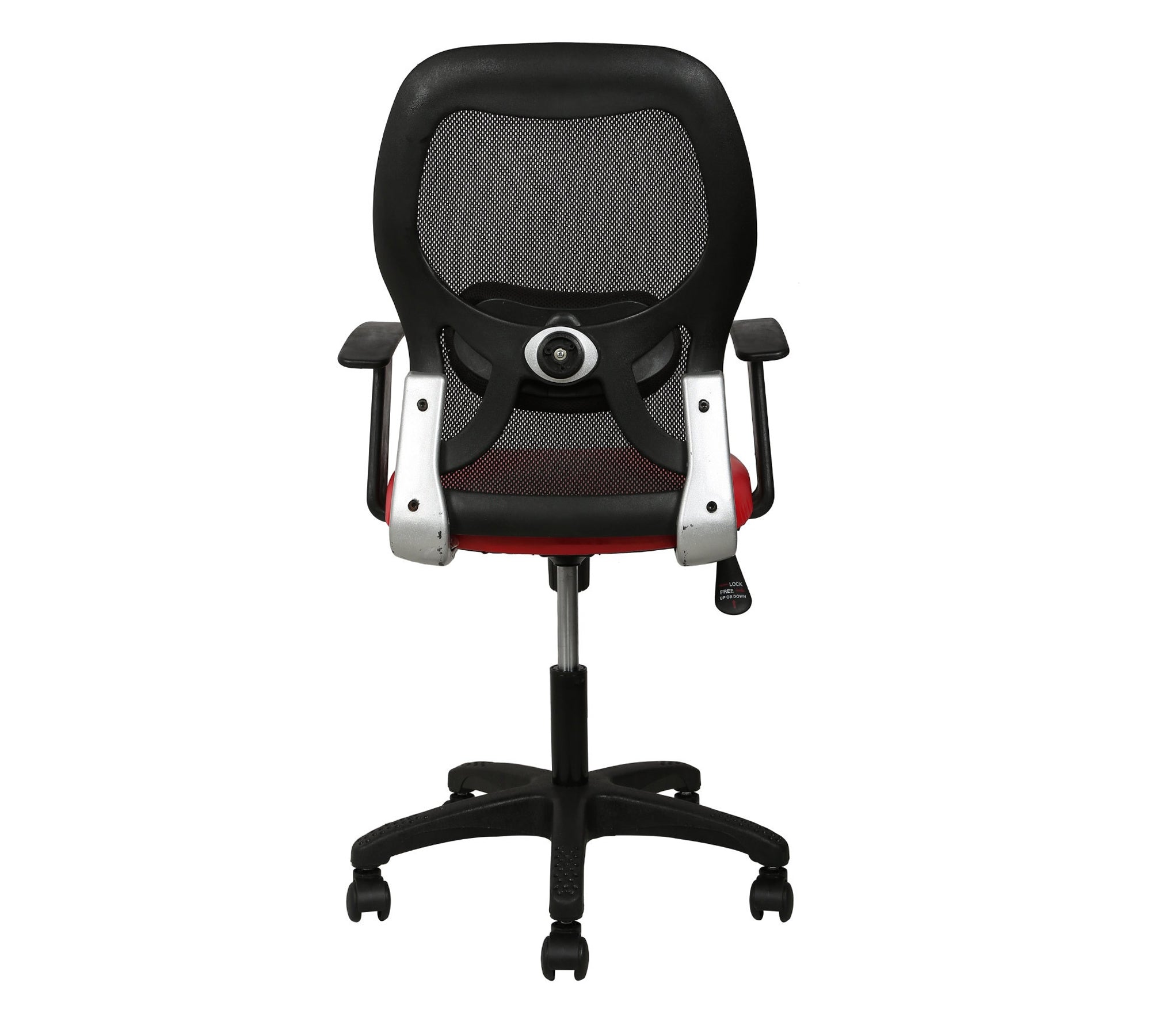 Mid Back Mesh Chair Ergonomic Design with Breathable Back, Cushioned Seat, Adjustable Height and Rolling Base for Home Office Workstation