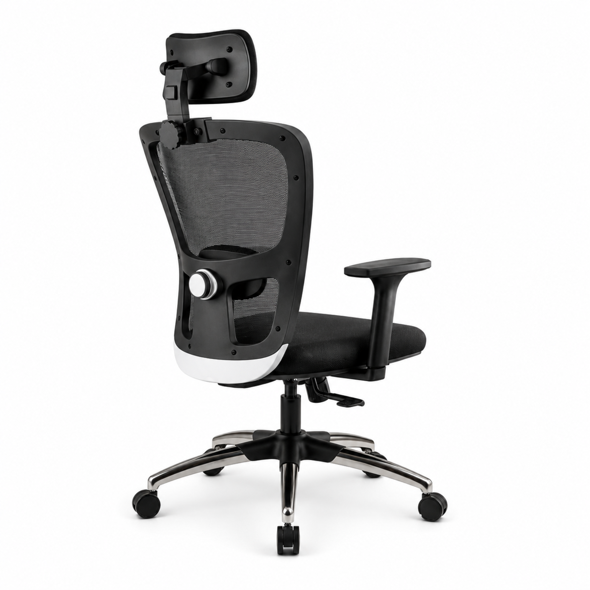 Premium Ergonomic High Back Mesh Office Chair with Adjustable Headrest, Lumbar Support, Height Adjustment, Swivel Computer Chair for Home Office & Workspace