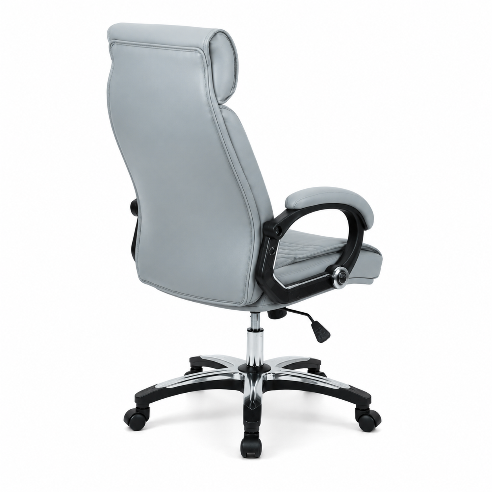 क्रोम बेस के साथ हाई बैक डायरेक्टर ऑफिस चेयर