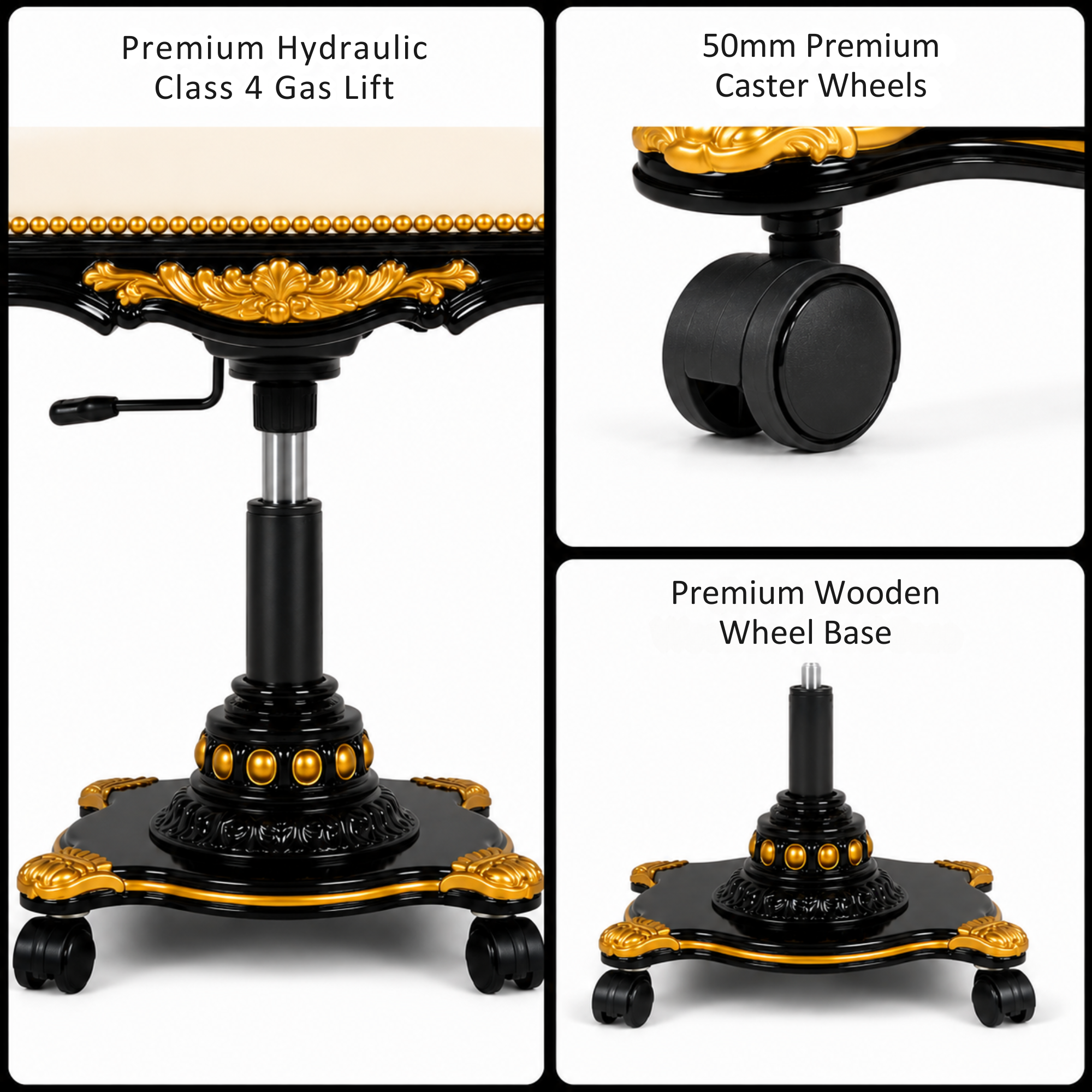 Director Chair Base Wheel Detail