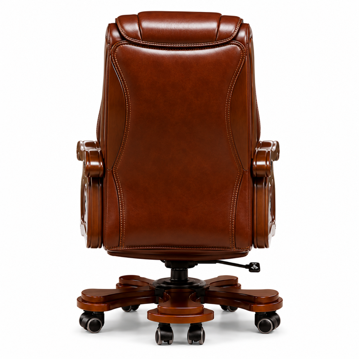 High Back Director Chair for office Luxury Design Made in Plyboard with Leatherette & Recliner & Footrest  Best Ergonomic Office Chair