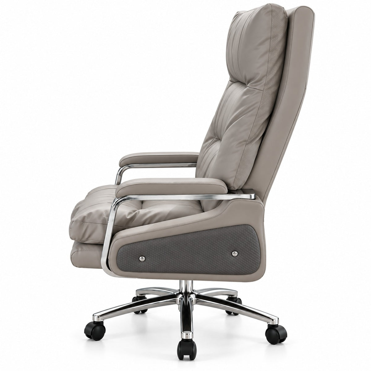 Premium Ergonomic High-Back Director Office Chair with Recliner, Lumbar Support, Padded Headrest, Cushioned Seat, Adjustable Height & 360° Swivel for All-Day Comfort