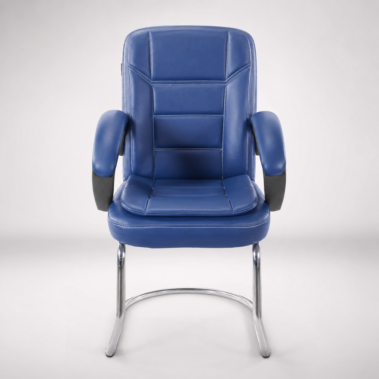 Office Visitor Chair with High-Quality Leatherette Upholstery and Durable Frame