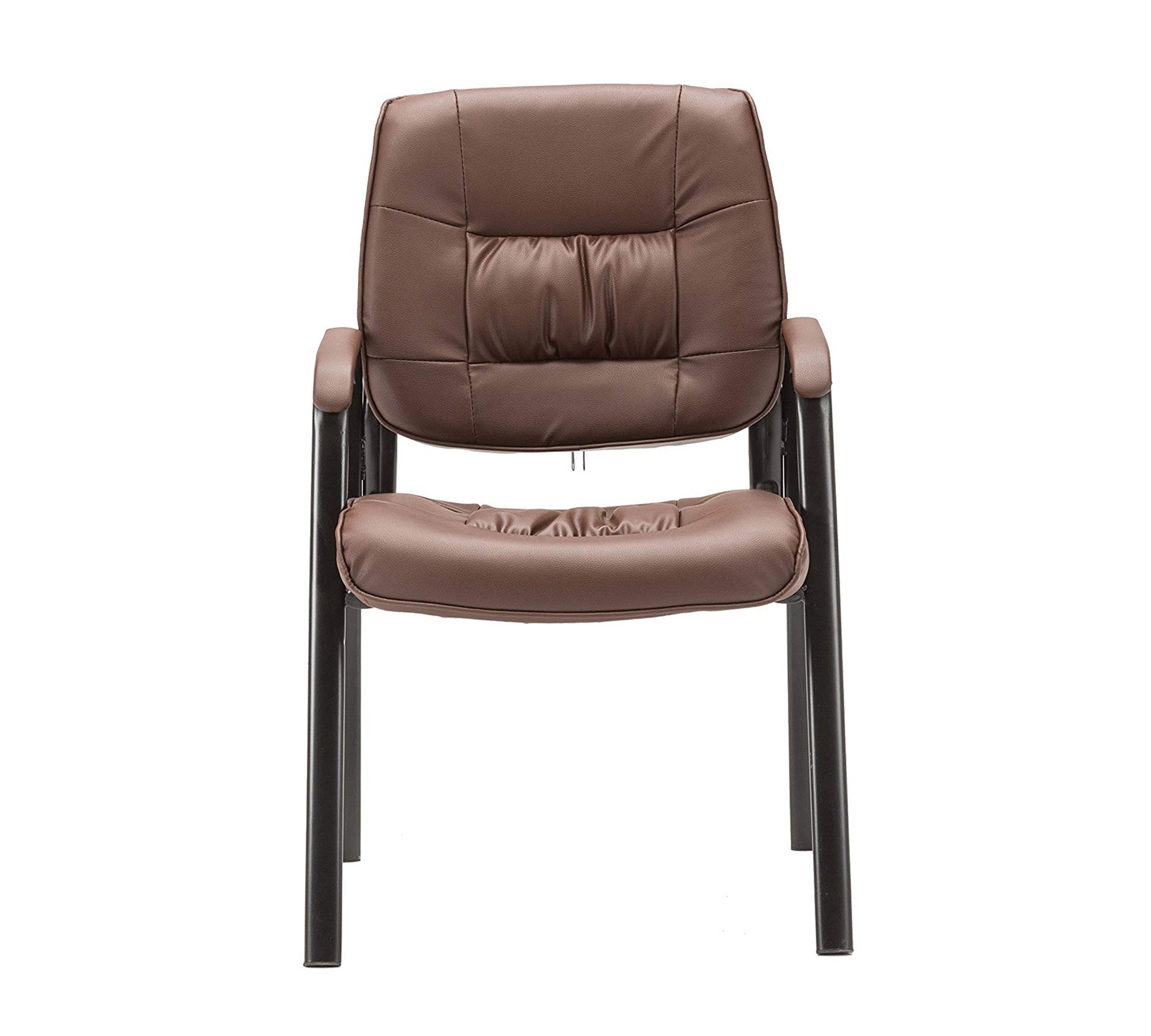 Premium Leatherette Guest Chair for Office – Sleek & Comfortable Design  Modern Leatherette Fabric Office Chair – Ideal for Reception & Meeting Rooms
