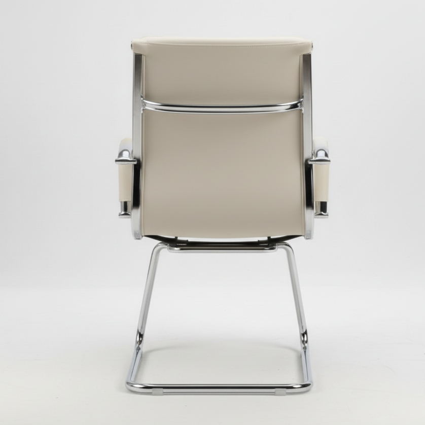 Premium Leatherette Upholstered Office Visitor Chair – Perfect for Waiting & Office Environment
