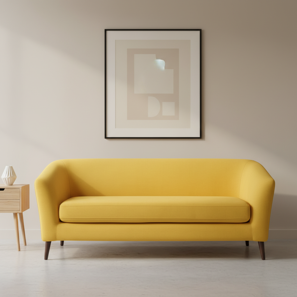 3-Seater Sofa for Living Room Stylish Wooden Frame with Premium Quality Design for Elegant