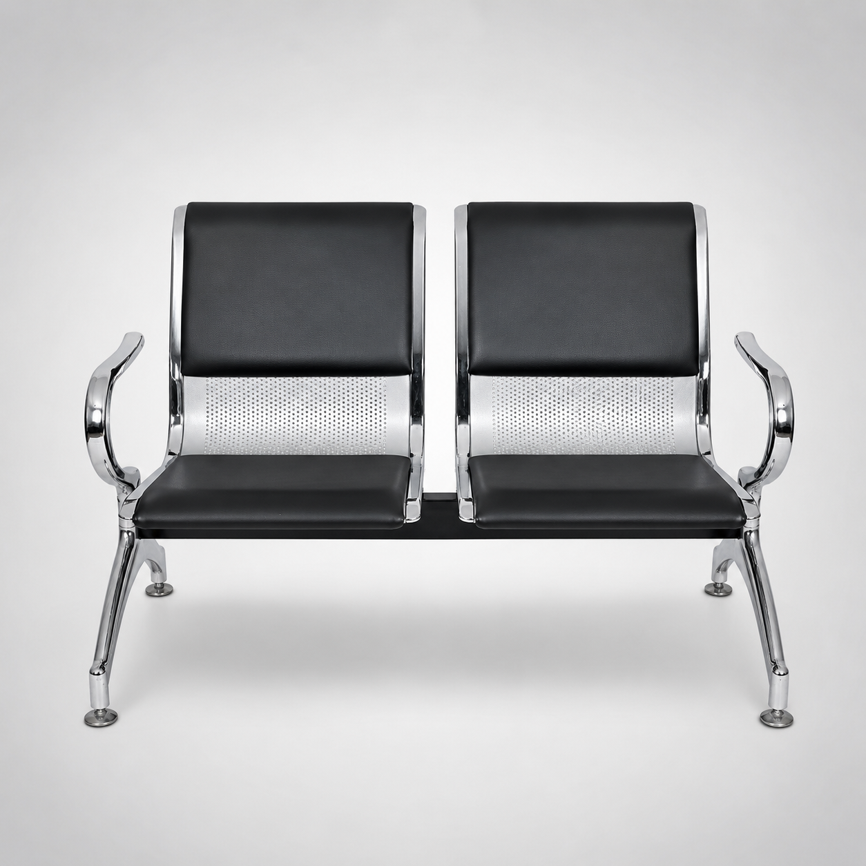 Airport Waiting Chair for Lobby and Departure Lounge, Made from Premium Metal with Long Life Finish
