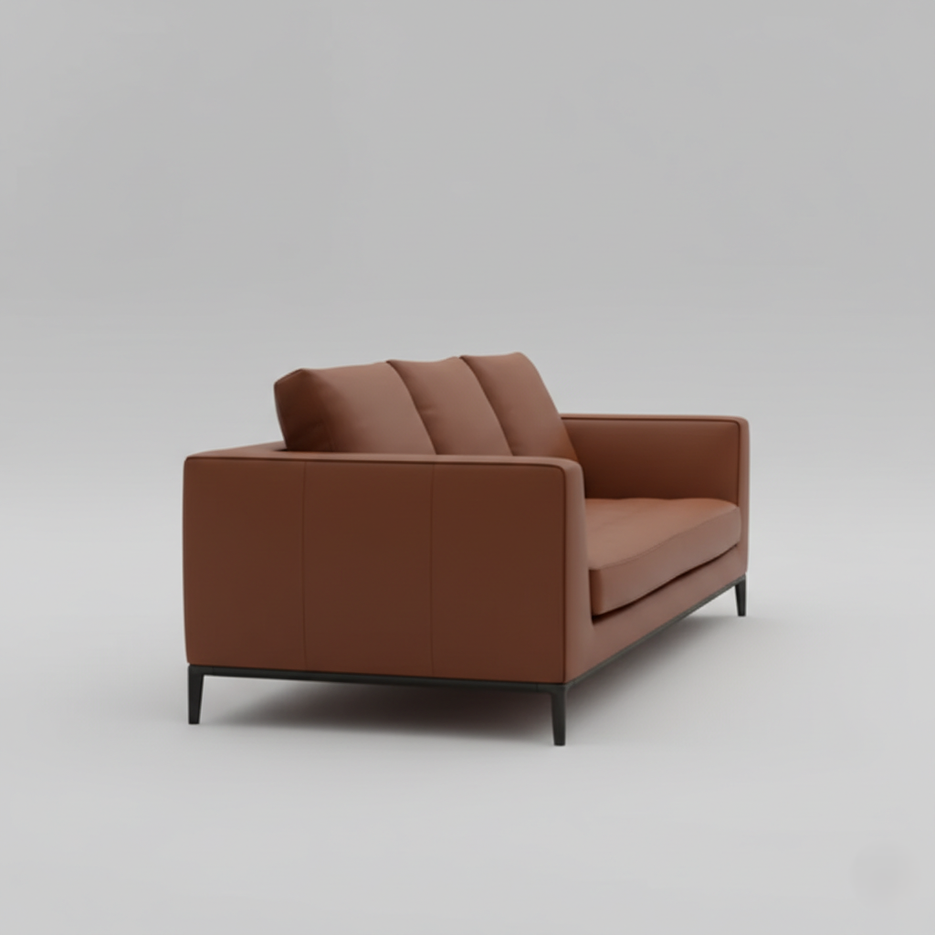 3 Seater Sofa For Home Furniture with Wide Armrests and Comfortable Back Support