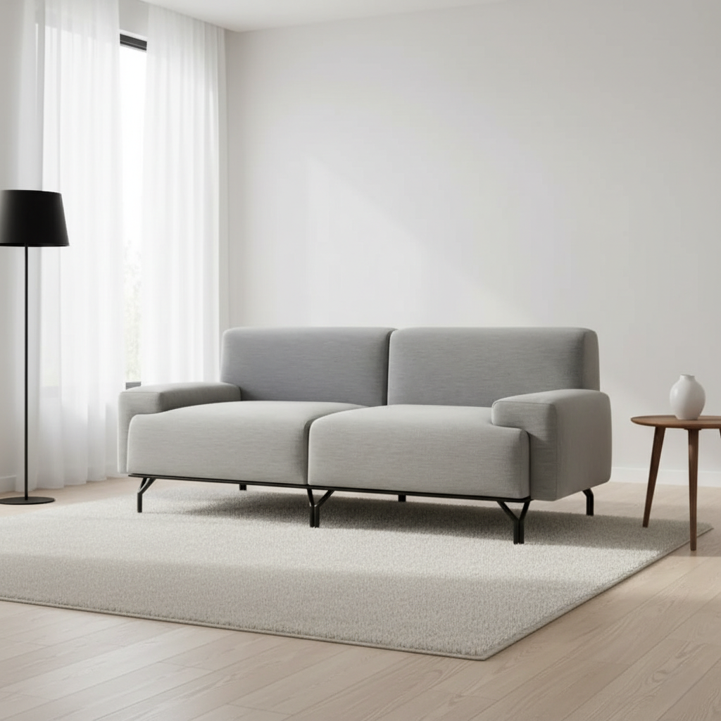 2 Seater Premium Italian Sofa Built for Comfort, Luxury Style, and Long Lasting Use in Living Rooms