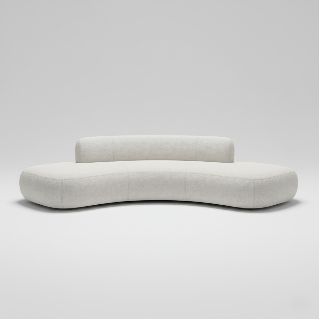 Modern Italian Sofa Crafted with Premium Leather for Luxury Living Room Comfort Stylish