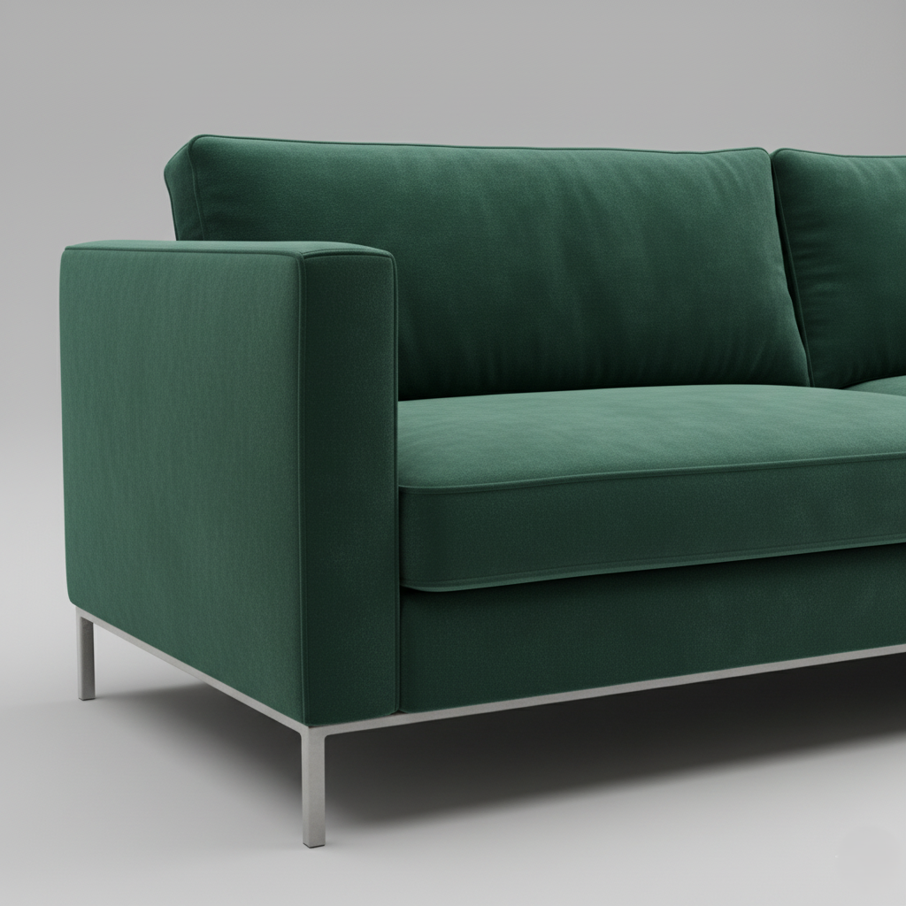 3 Seater Sofa for Home Furniture, Modern for Living Room with Spacious Seating and Clean Design