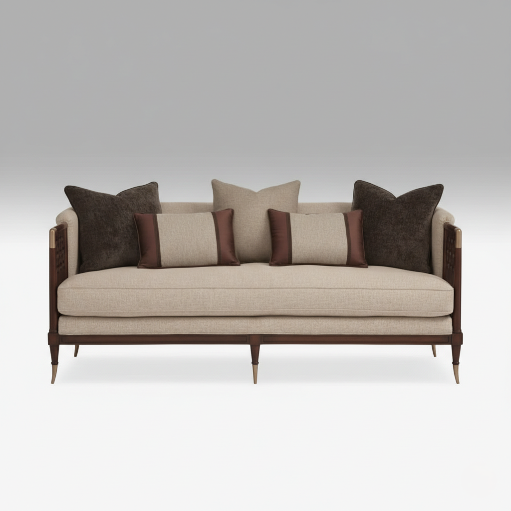 3 Seater Sofa with Luxury Comfort and Modern Style Perfect for Living Rooms, Upscale Homes and Interior Spaces