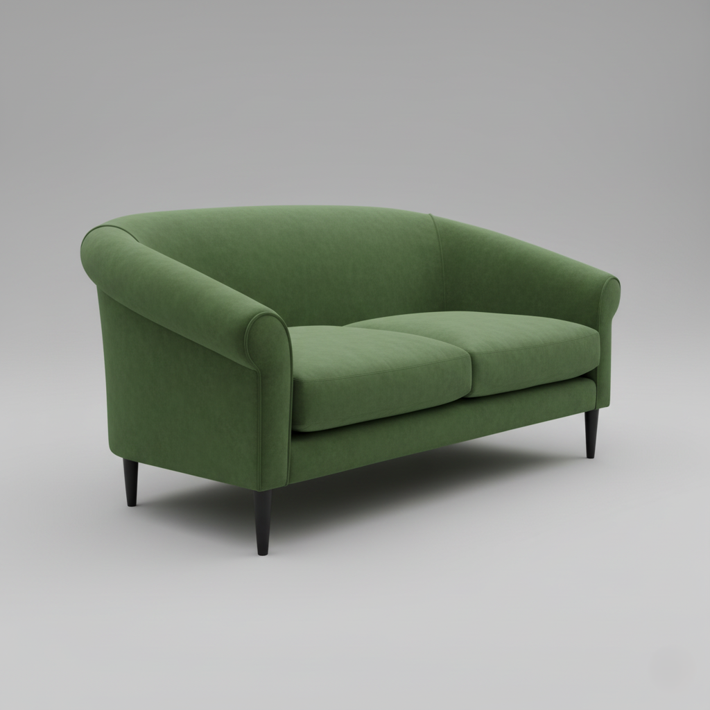 घर के फर्नीचर के लिए आधुनिक सोफा, प्लाईवुड और मखमली कपड़े से बना अनोखा डिज़ाइन और लिविंग रूम के लिए सबसे आरामदायक सोफा