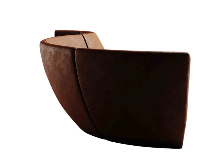 বাড়ির আসবাবপত্রের জন্য বিলাসবহুল ডিজাইনের মডুলার সোফা, উচ্চ ঘনত্বের ফোম সহ লেদারেট দিয়ে তৈরি প্লাইউড, বসার ঘরের জন্য টেকসই এবং আরামদায়ক