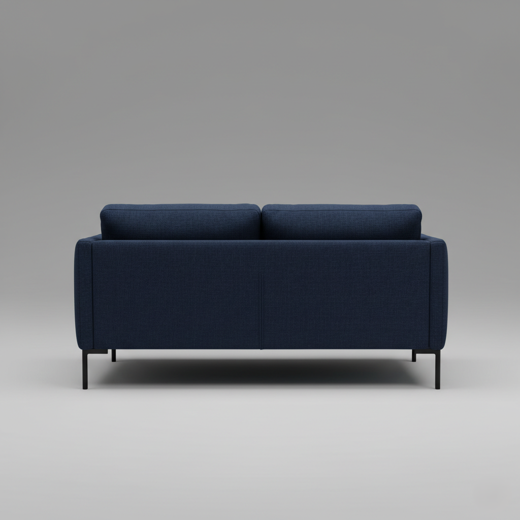 फ़ैब्रिक अपहोस्ट्री और सॉफ्ट पैडेड फोम के साथ घरेलू फ़र्नीचर के लिए स्टाइलिश डिज़ाइन वाला सोफा, उच्च गुणवत्ता