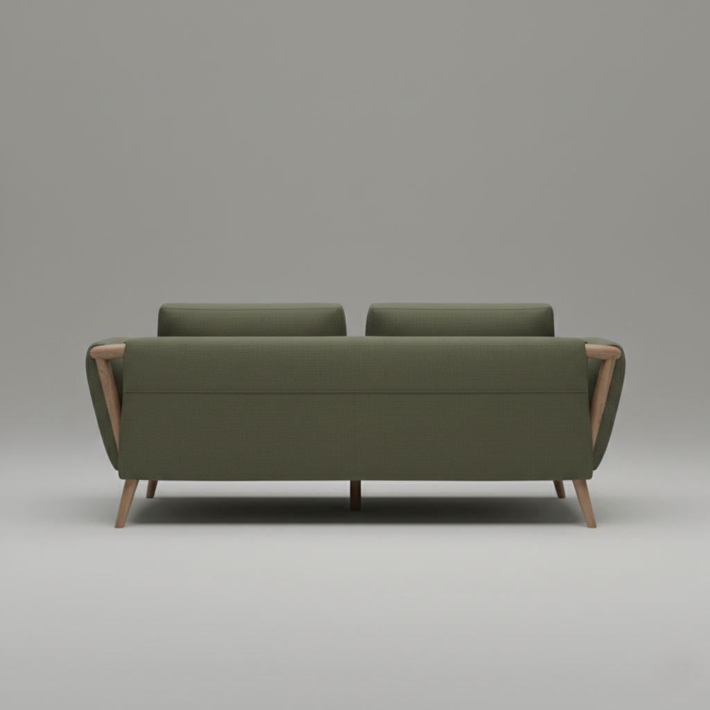 2-Seater Italian Sofa with Modern Aesthetics, Premium Upholstery, Compact Form, and Elegant Design Perfect