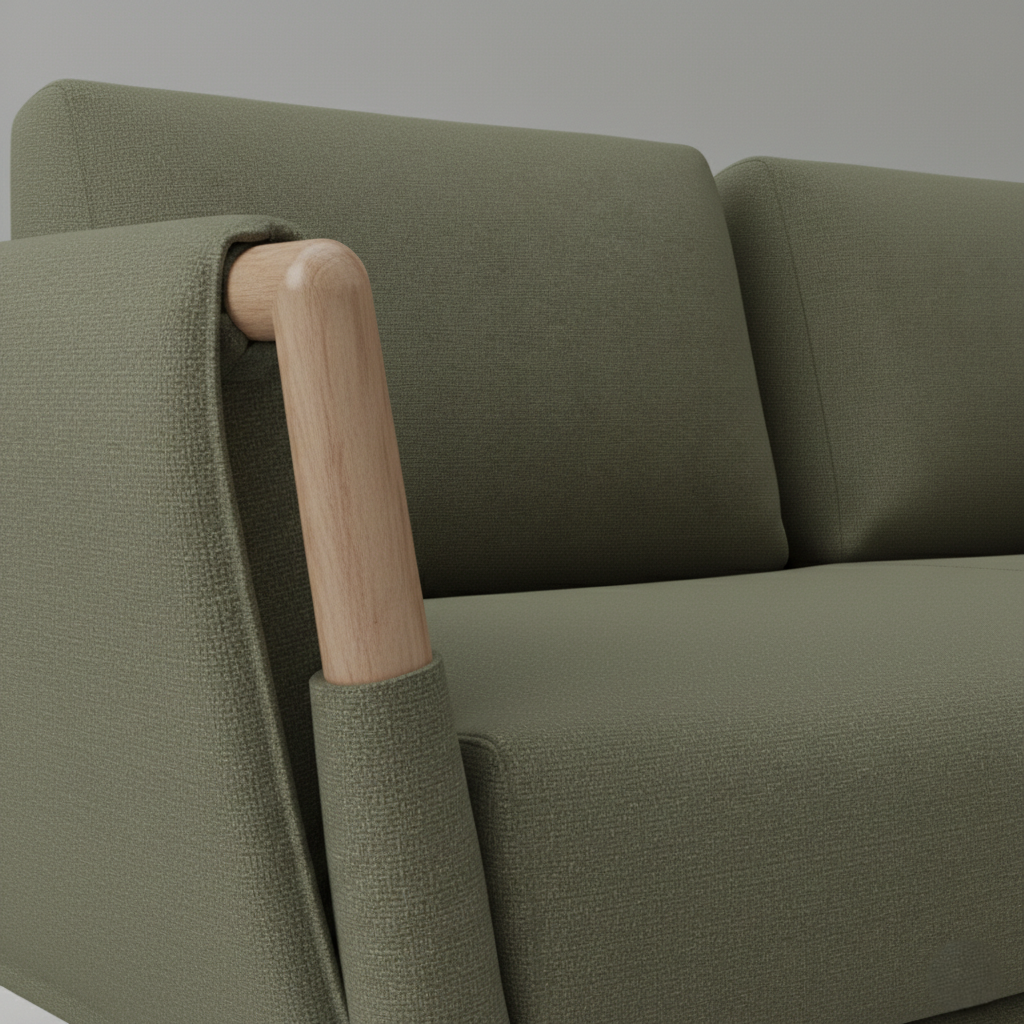 2-Seater Italian Sofa with Modern Aesthetics, Premium Upholstery, Compact Form, and Elegant Design Perfect