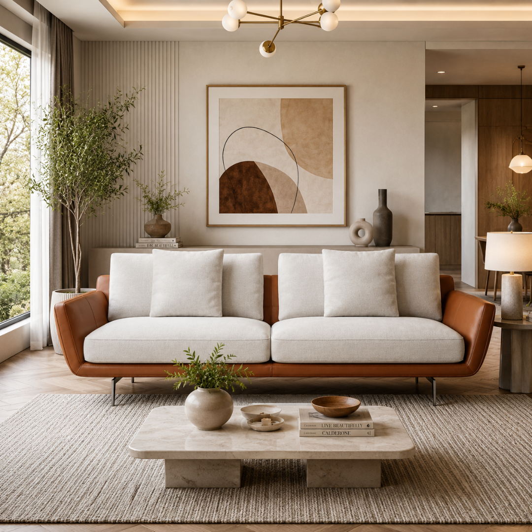 3 Seater Sofa with Italian Sofa and Premium Upholstery Designed for Luxury Comfort