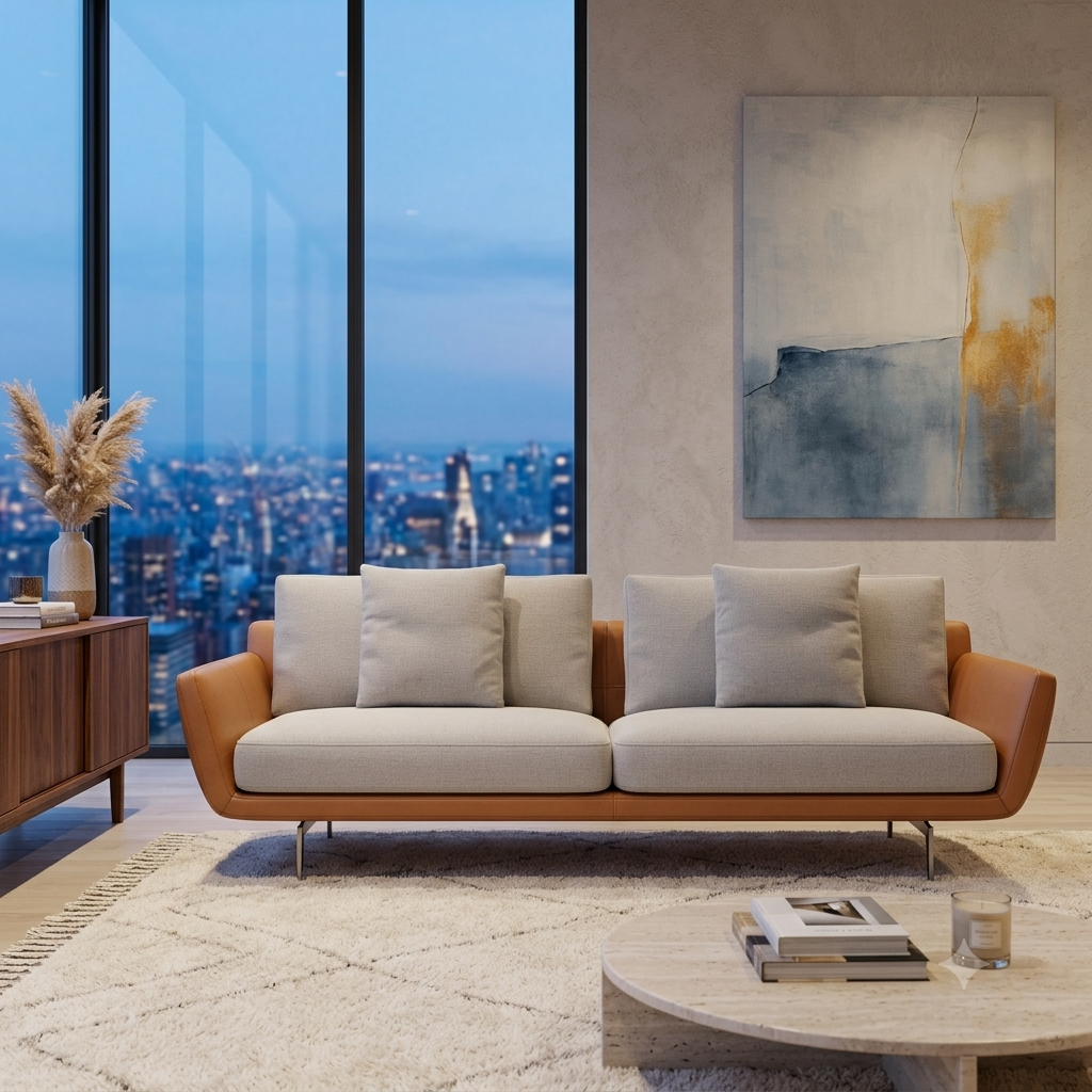 3 Seater Sofa with Italian Sofa and Premium Upholstery Designed for Luxury Comfort