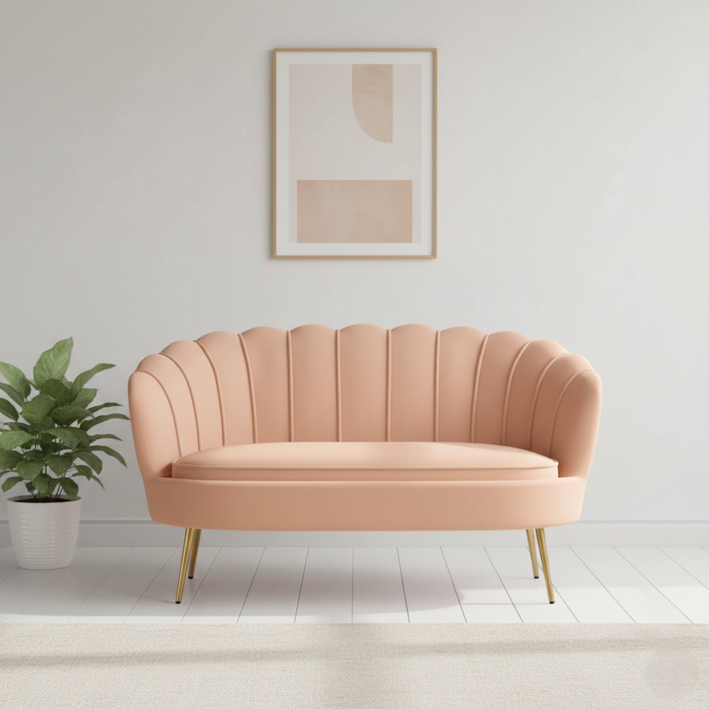 2 Seater Sofa with Designer, Premium Comfort, Timeless Style and Elegant Interiors