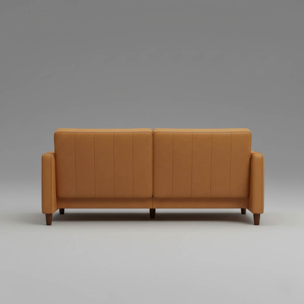 2 Seater Sofa Premium Leatherette Upholstery with Comfortable Design & Perfect for Living Room