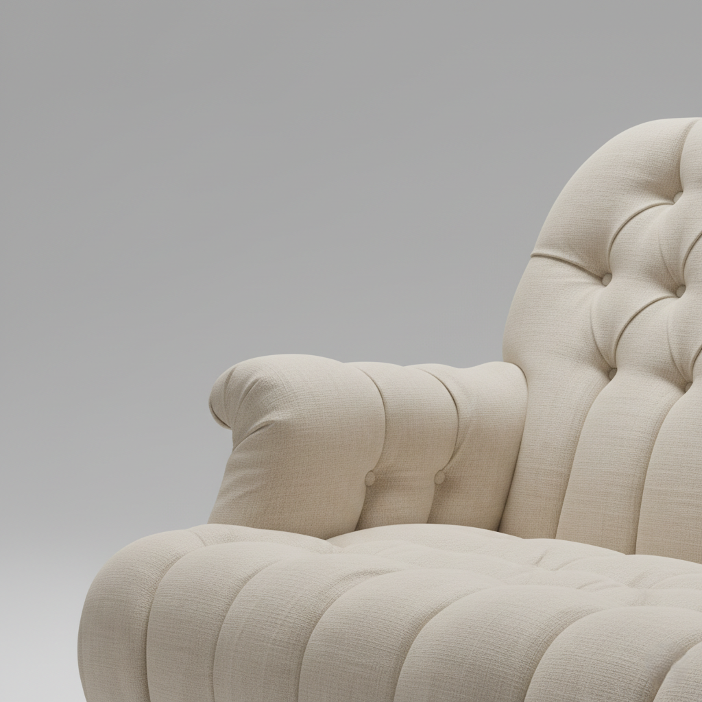 1 Seater Sofa, Designer Italian Combining Luxury Comfort and Modern Style Perfect for Living Rooms