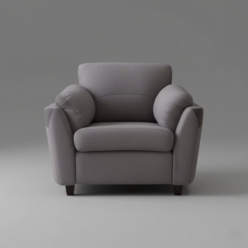 Single Seater Sofa for Home Furniture Premium Fabric With Solid Wooden Frame, Armchair & Modern Design High Durablity