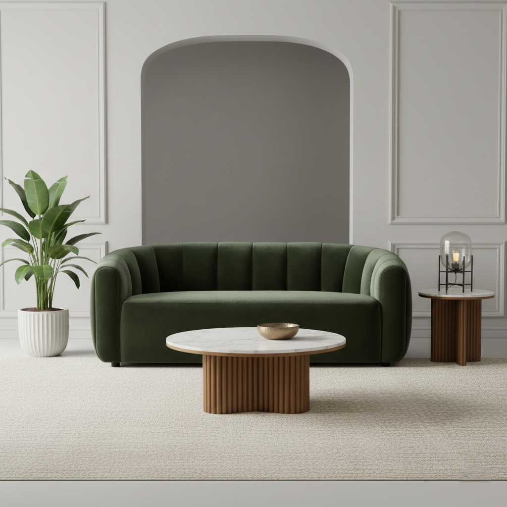 घर के फर्नीचर के लिए 3 सीटर सोफा, लिविंग रूम के लिए लक्जरी आधुनिक उच्च गुणवत्ता और प्रीमियम फ़ैब्रिक और मुलायम गद्देदार टिकाऊ