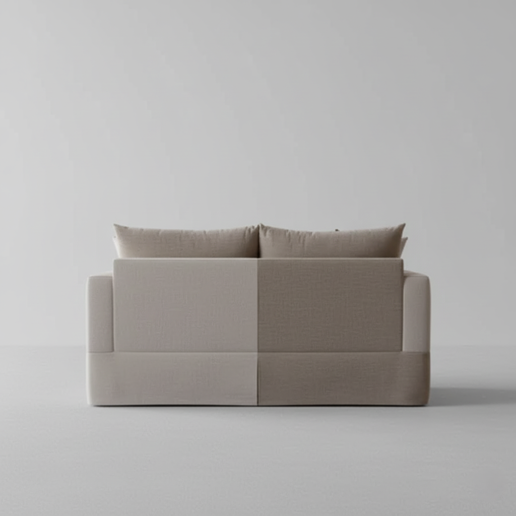 2 Seater Sofa Plywood Frame with Soft Padded High-Density Foam, Comfortable Design, Space-Saving, Perfect for Home Furniture