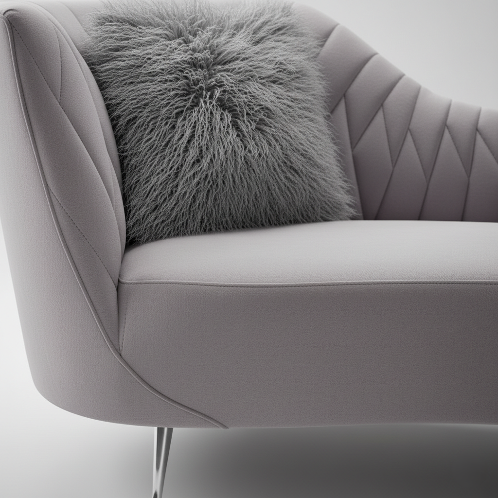 3 सीटर सोफा होम फर्नीचर लक्ज़री अपहोल्स्ट्री वेलवेट मरांडी लकड़ी और प्लाई संरचना और धातु के पैर